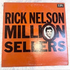 RICK NELSON Vintage Vinyl Record w/ Cover - Million Sellers